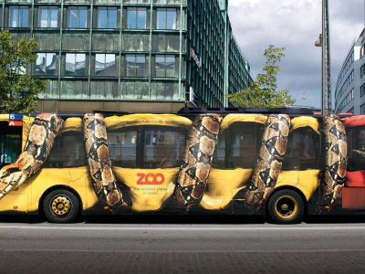 автобус, змея