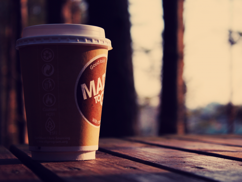 кофе, улица, чашка, настроения, стакан
