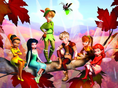 fairytale, tinker bell, tree, magic, walt disney, fairies, movie