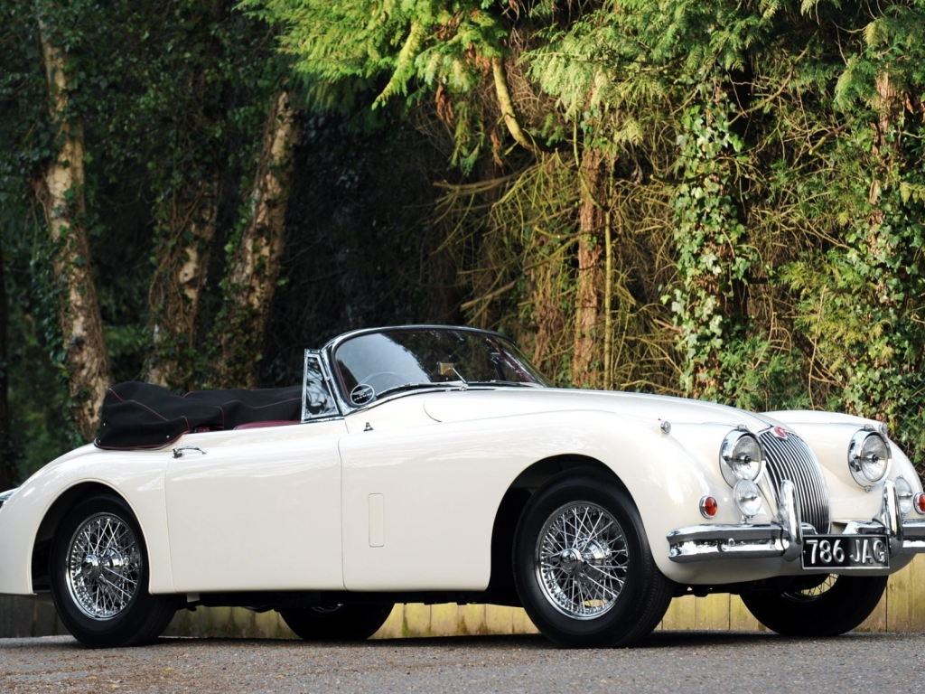 jaguar, 1958, xk150, drophead coupe, ягуар, кабриолет