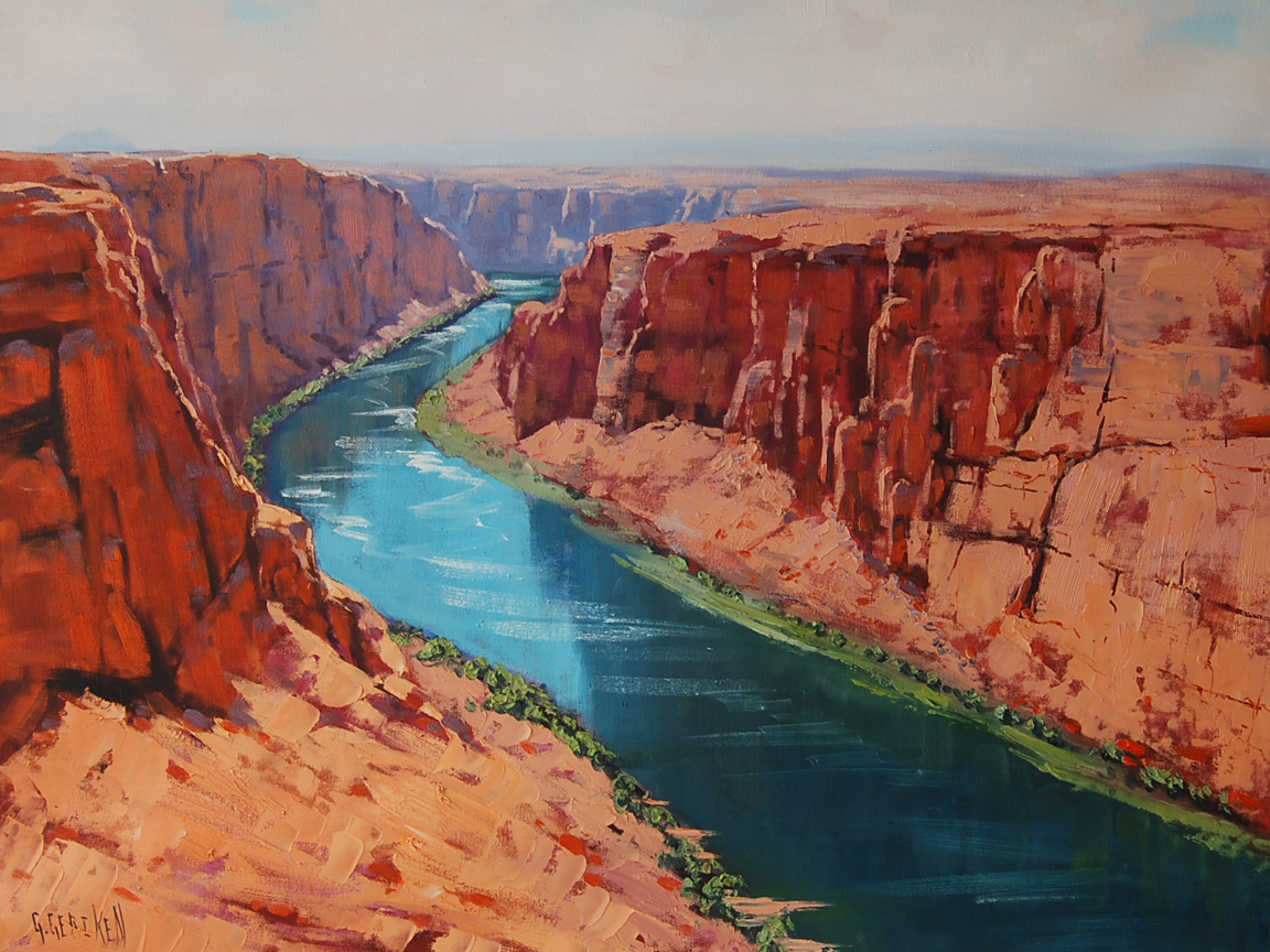 colorado river, арт, artsaus, рисунок