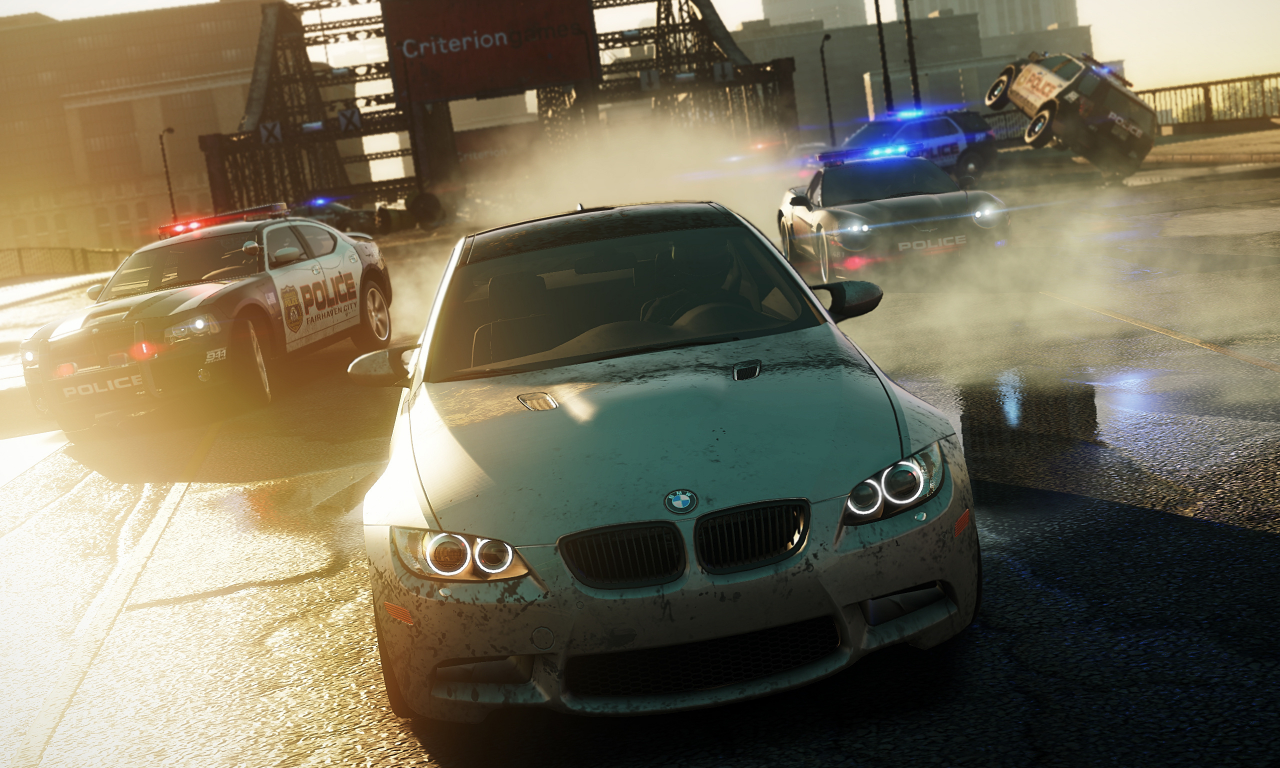 nfs most wanted 2012, полиция, дорога, bmw