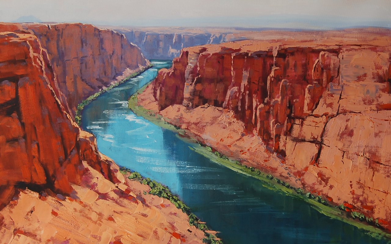 colorado river, арт, artsaus, рисунок