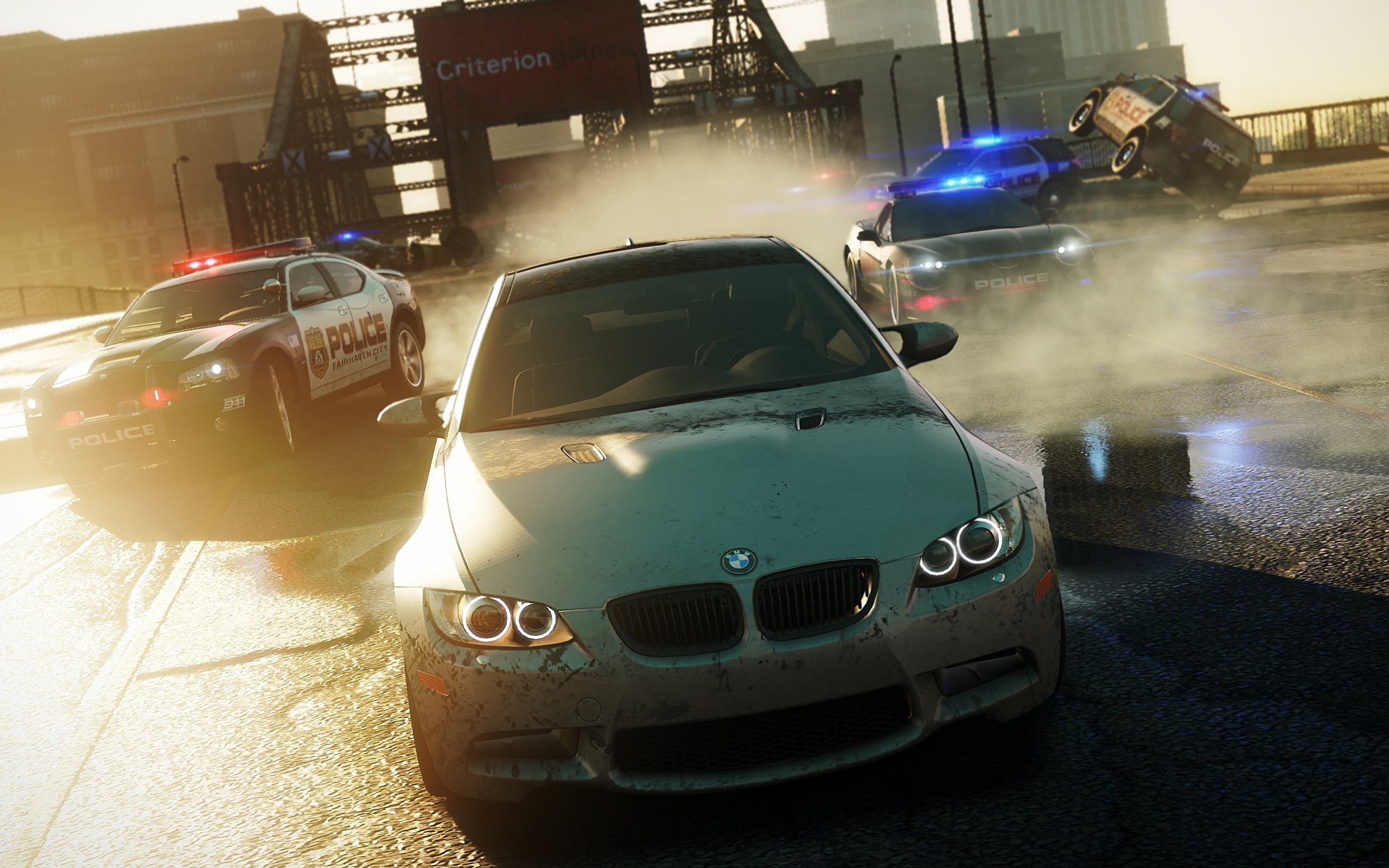 nfs most wanted 2012, полиция, дорога, bmw