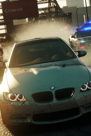 nfs most wanted 2012, полиция, дорога, bmw