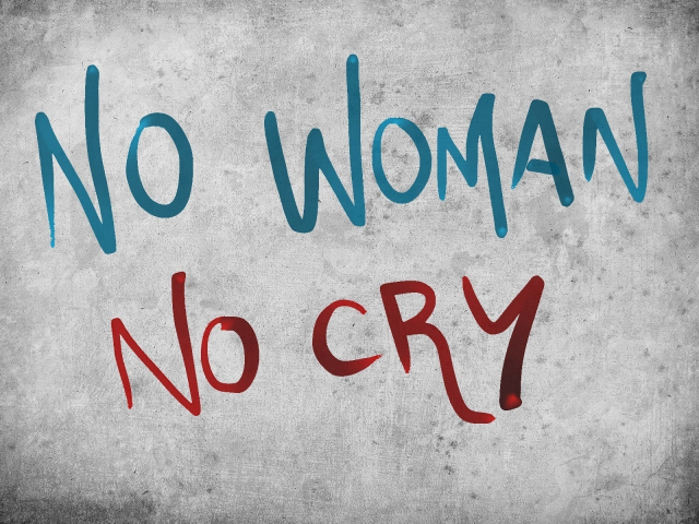 надпись, no woman no cry, слова, минимализм