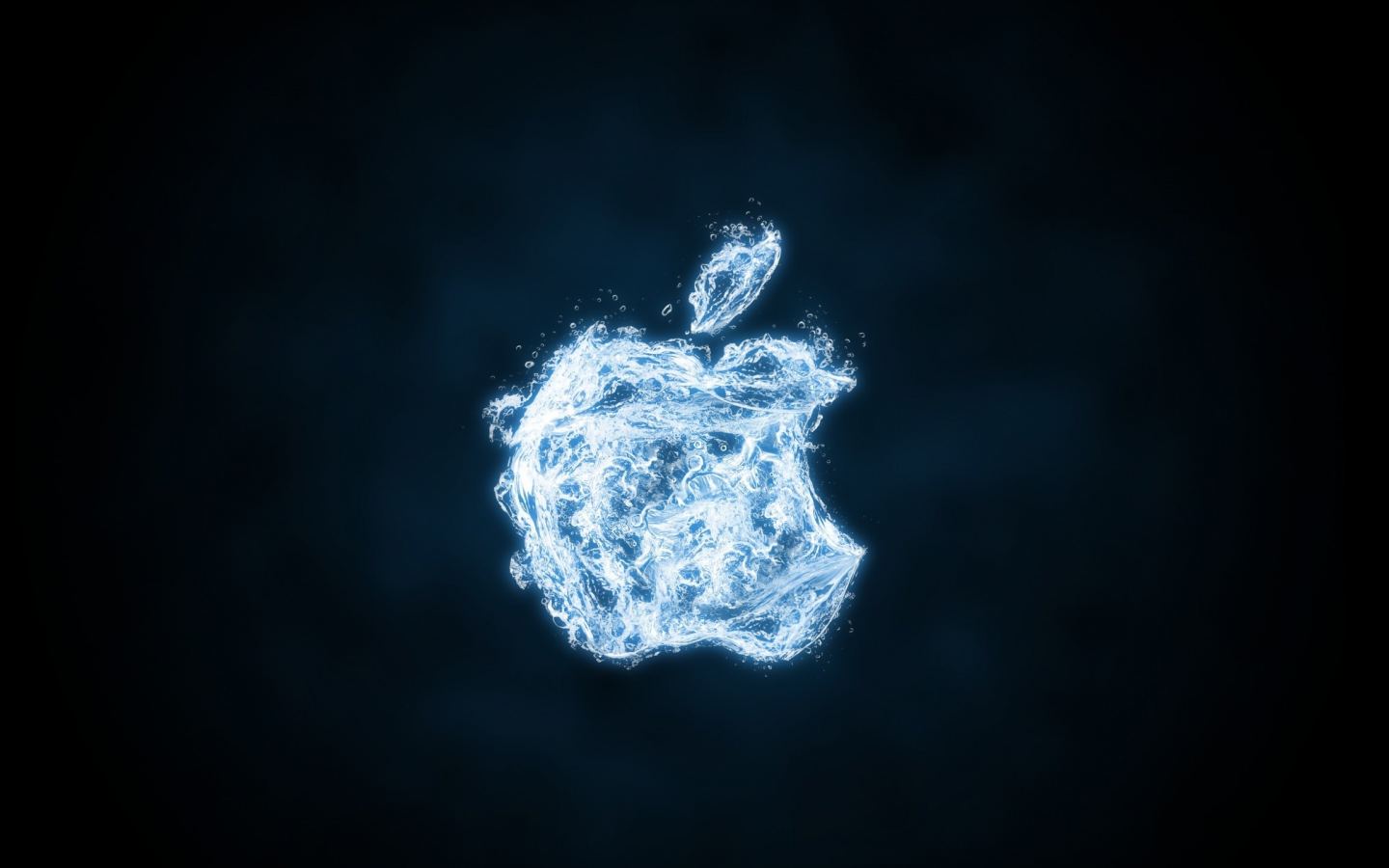 apple, вода, логотип
