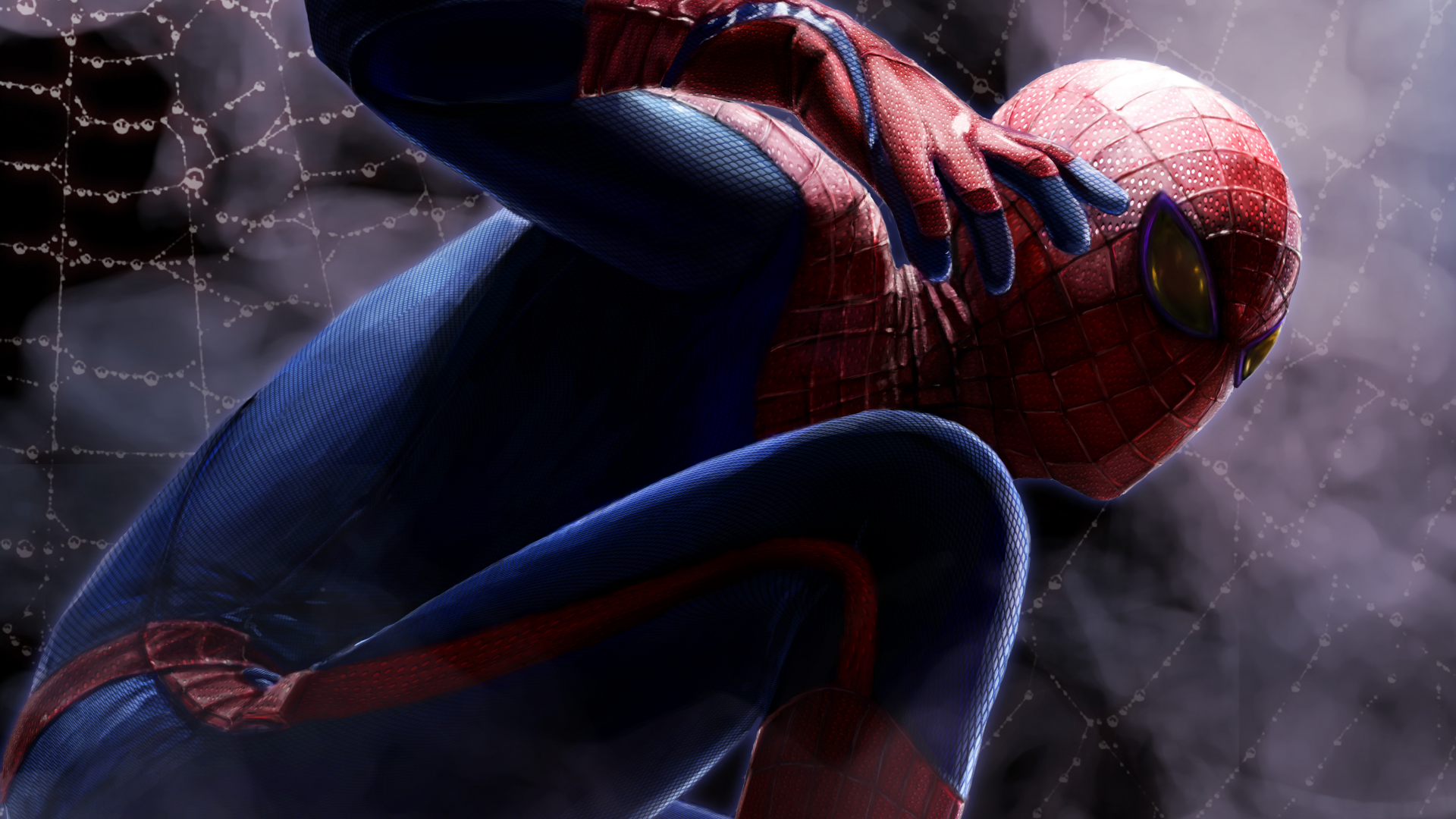 супергерой, spider-man, арт, человек-паук