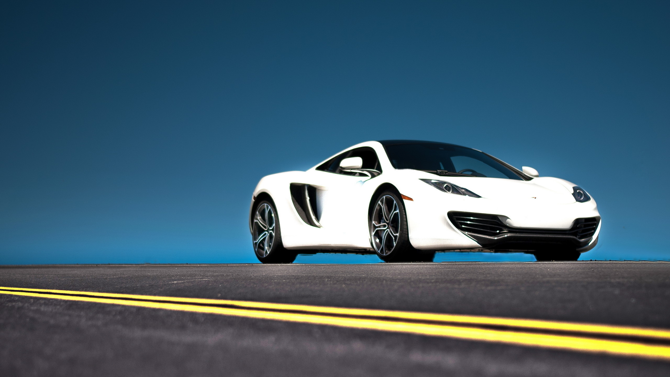 mclaren mp4-12c, дорога, машина