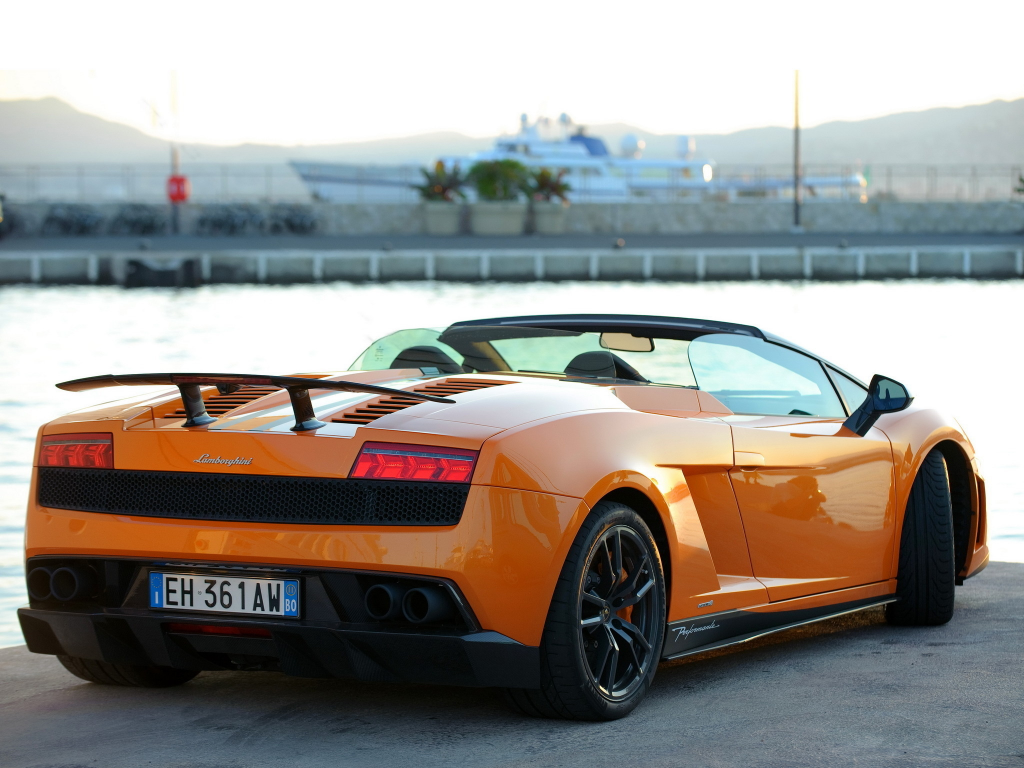 ламборгини, lamborghini gallardo lp570-4 spyder performante