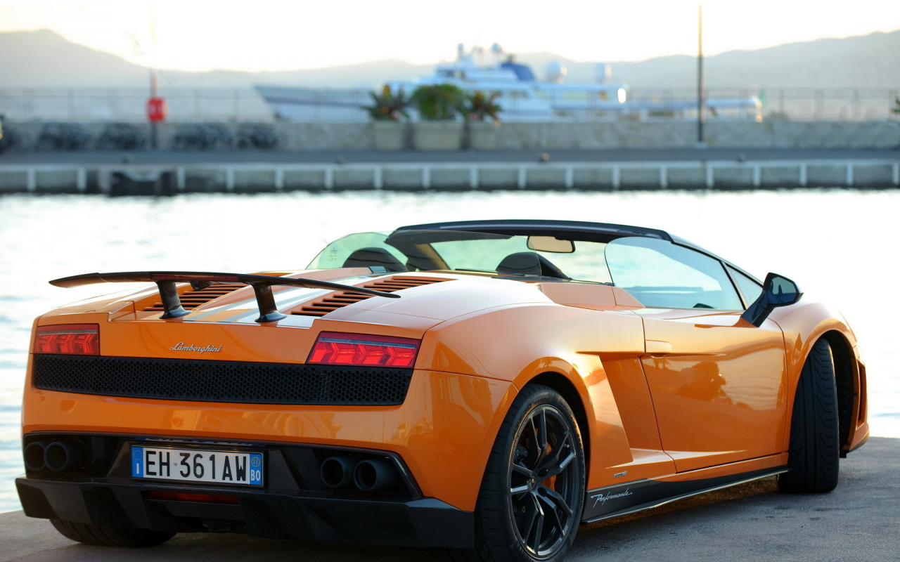 ламборгини, lamborghini gallardo lp570-4 spyder performante