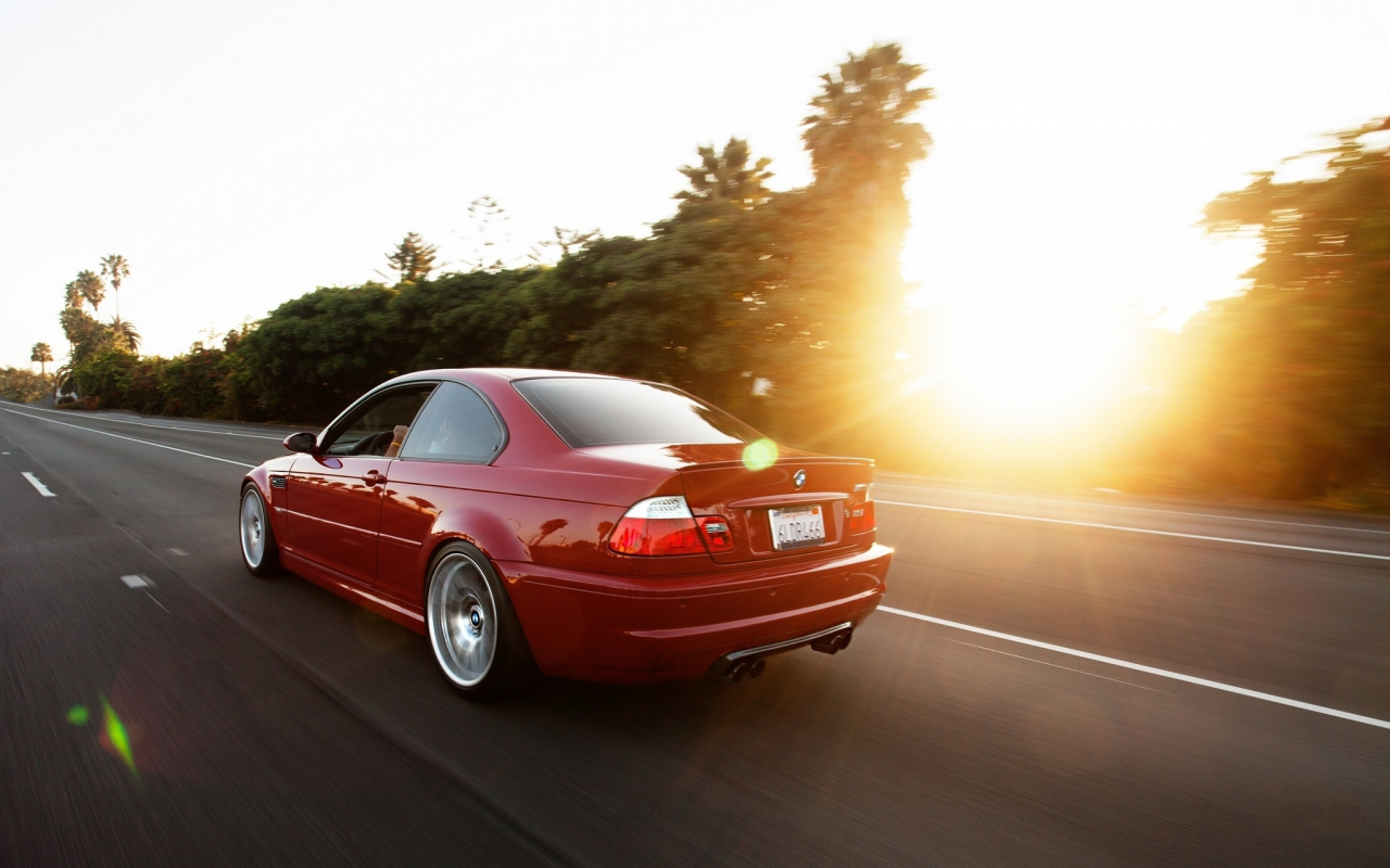 speed, красный, дорога, red, bmw, бмв, e46, m3, road