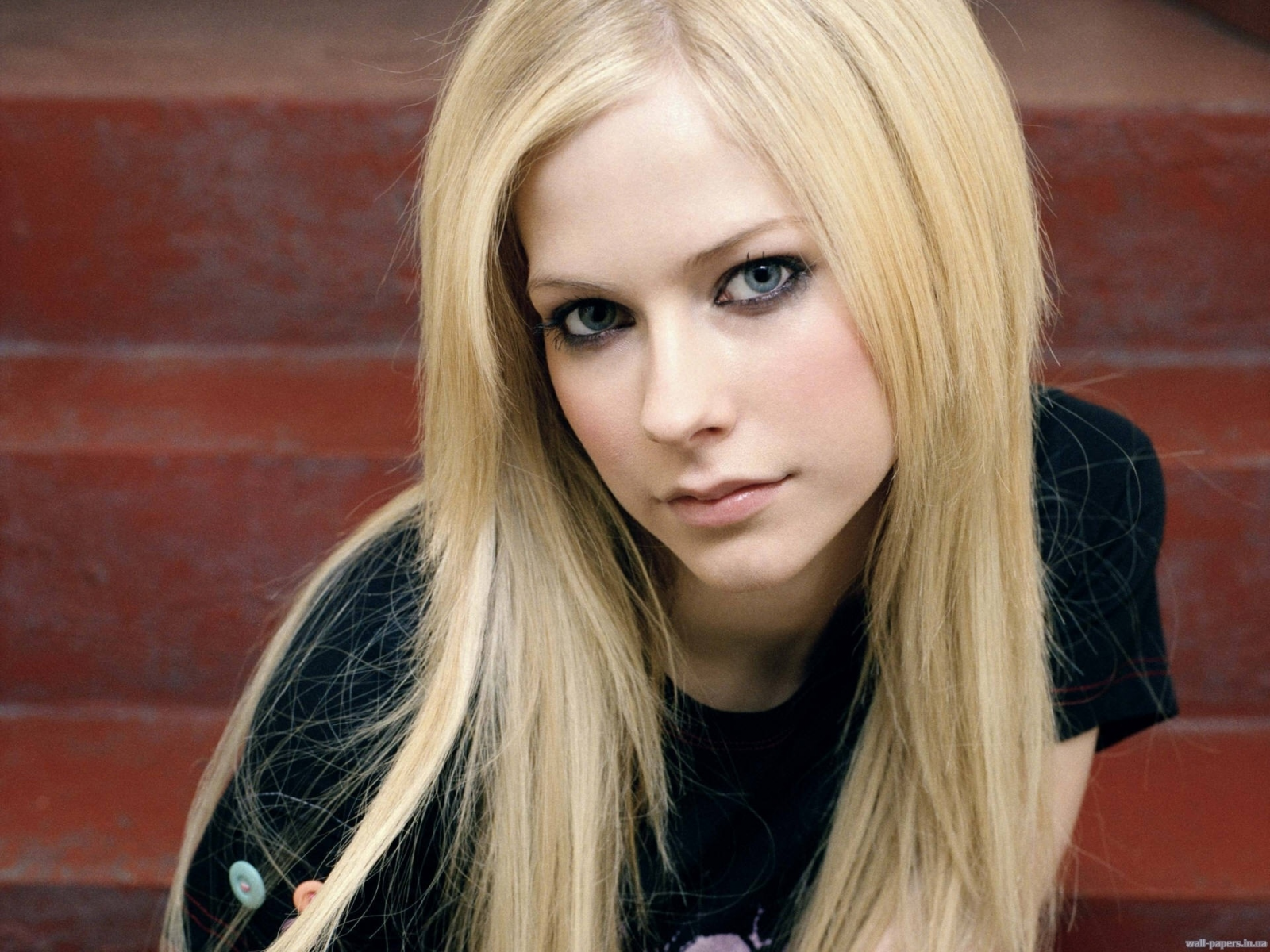 красивая блондинка, девушка, avril lavigne