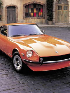 nissan, beautiful, 1970, 240z, wallpapers, japan, orange, car, datsun