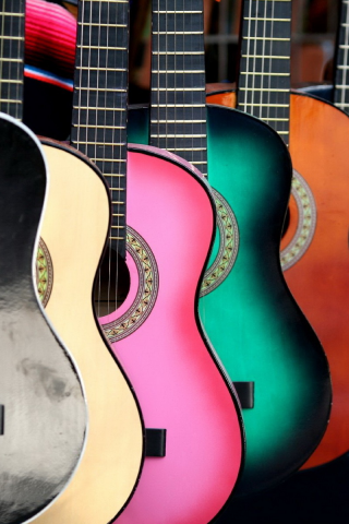 фон, гитары, цвет