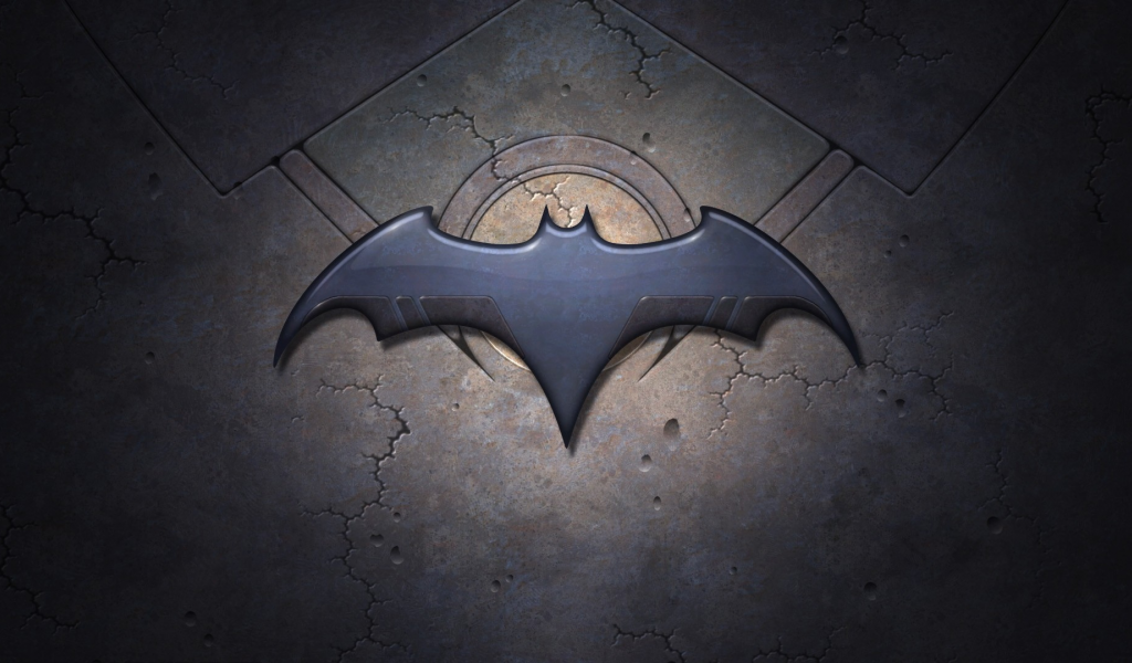 logo, бетмен, стена, batman