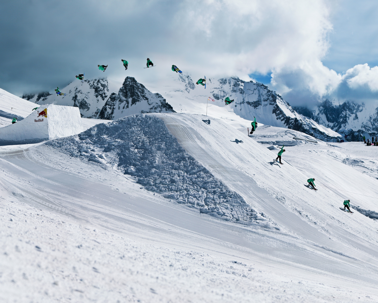 трюк, quiksilver, сноуборд, red bull