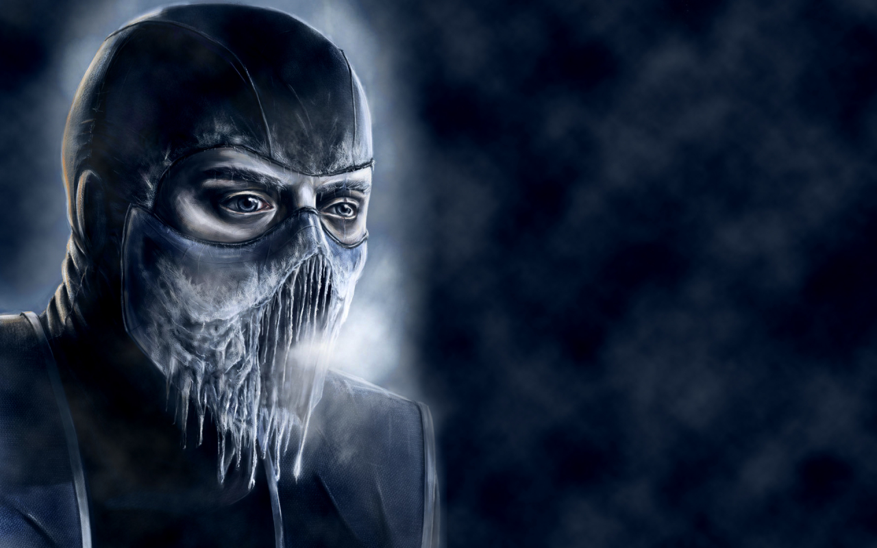 mortal kombat, sub-zero, холод, лед, саб-зиро