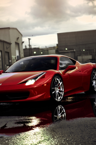 феррари, ferrari, италия, 458 italia, red