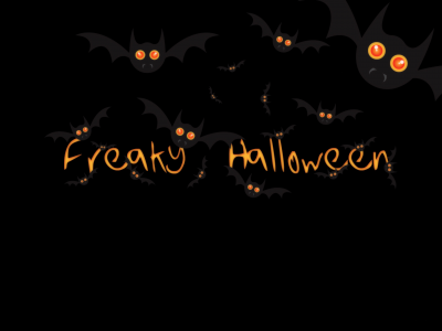 мыши, halloween, фон, чёрный, хэллоуин