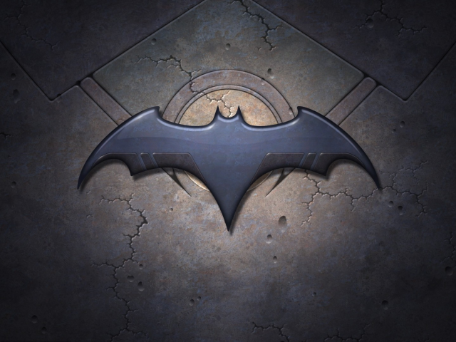 logo, бетмен, стена, batman