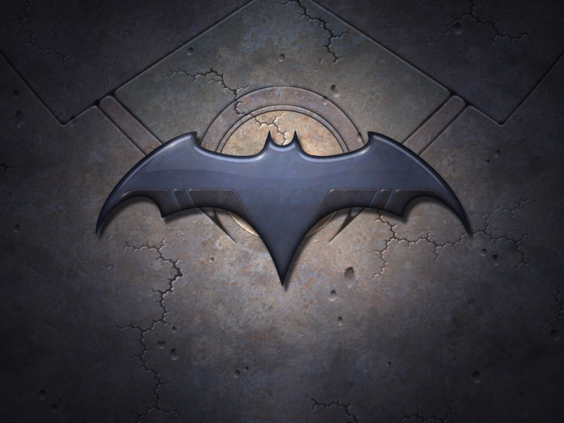 logo, бетмен, стена, batman