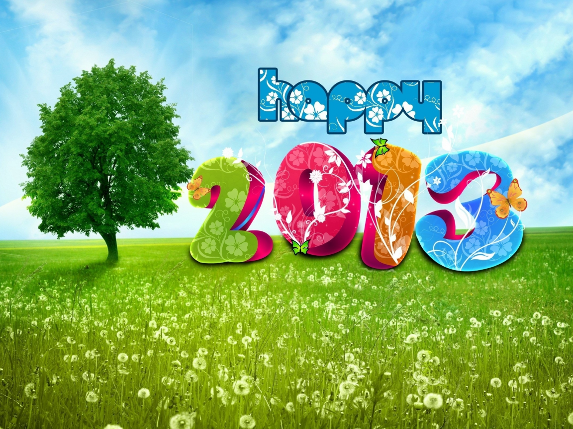 new, wishes, happines, happy, year