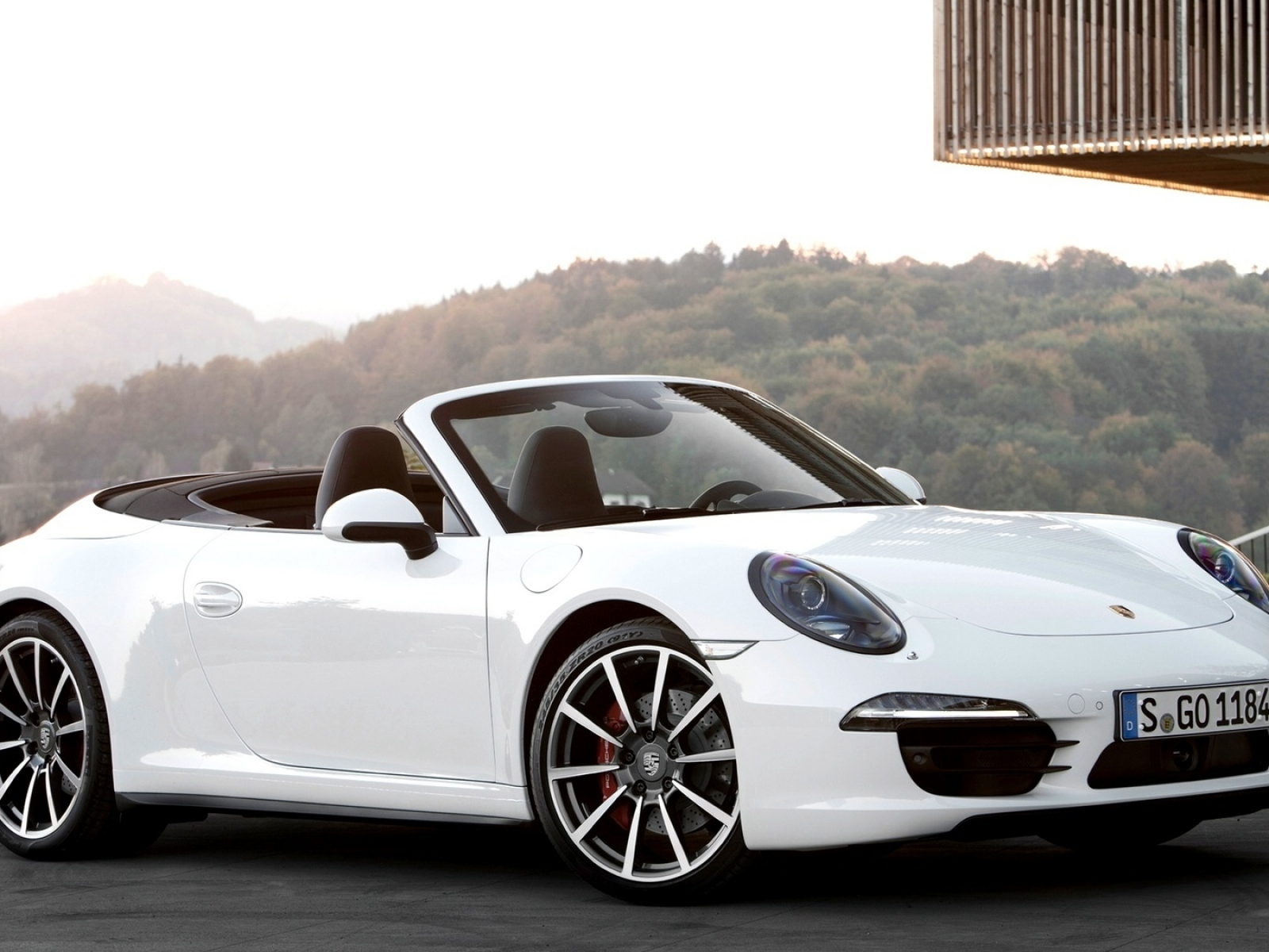 white, 911, car, cabriolet, carrera 4s, wallpapers, porsch, 2012