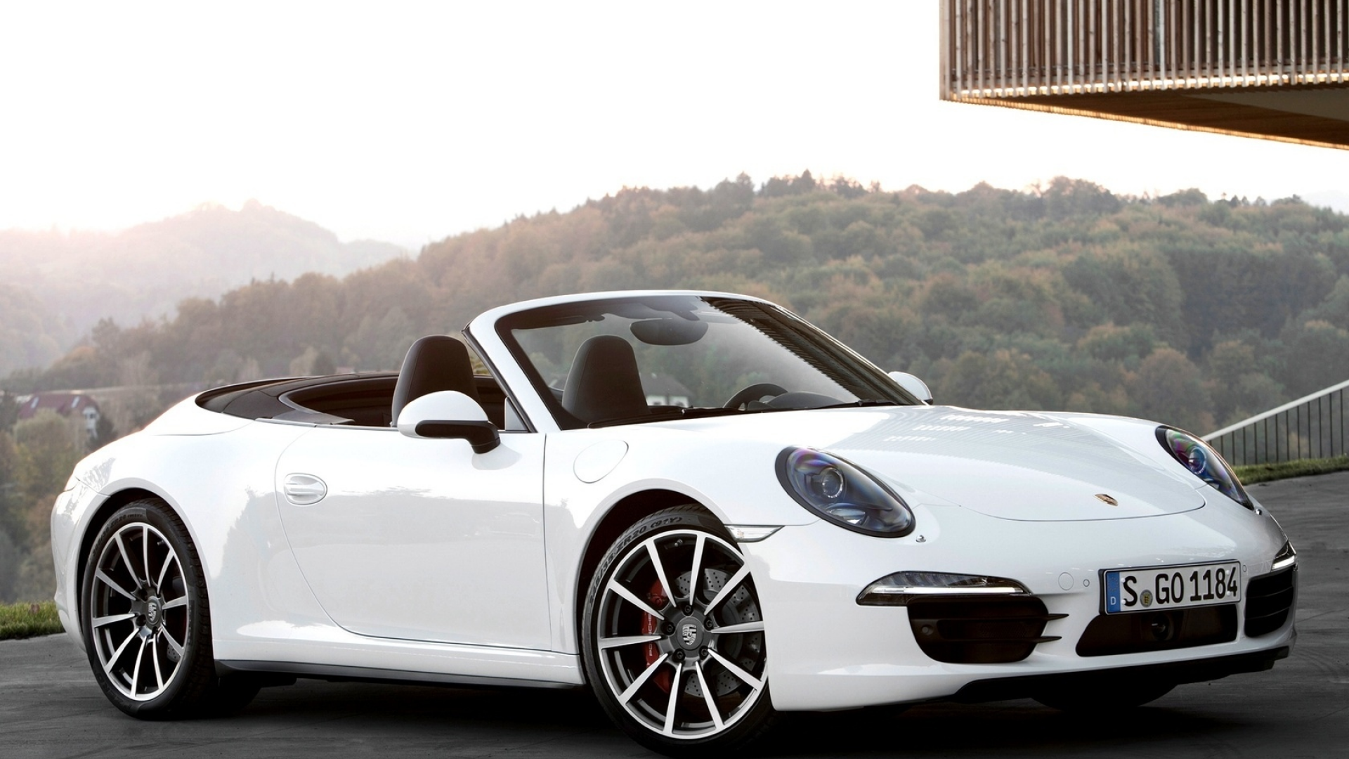 white, 911, car, cabriolet, carrera 4s, wallpapers, porsch, 2012