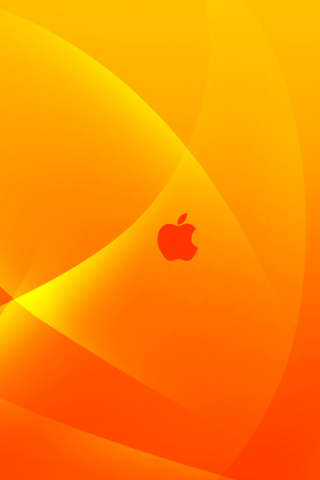 logo, mac, orange, yellow, apple