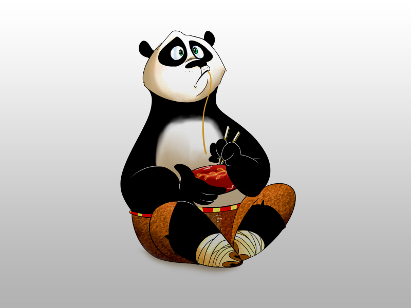 kung fu panda, кунг-фу панда, лапша, палочки