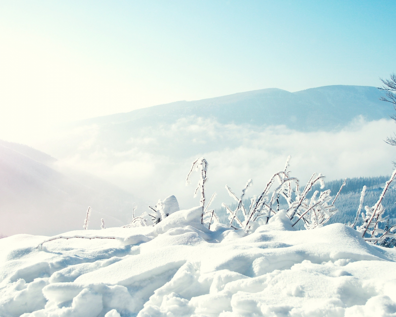 snow, mountains, снег, winter, зима, горы