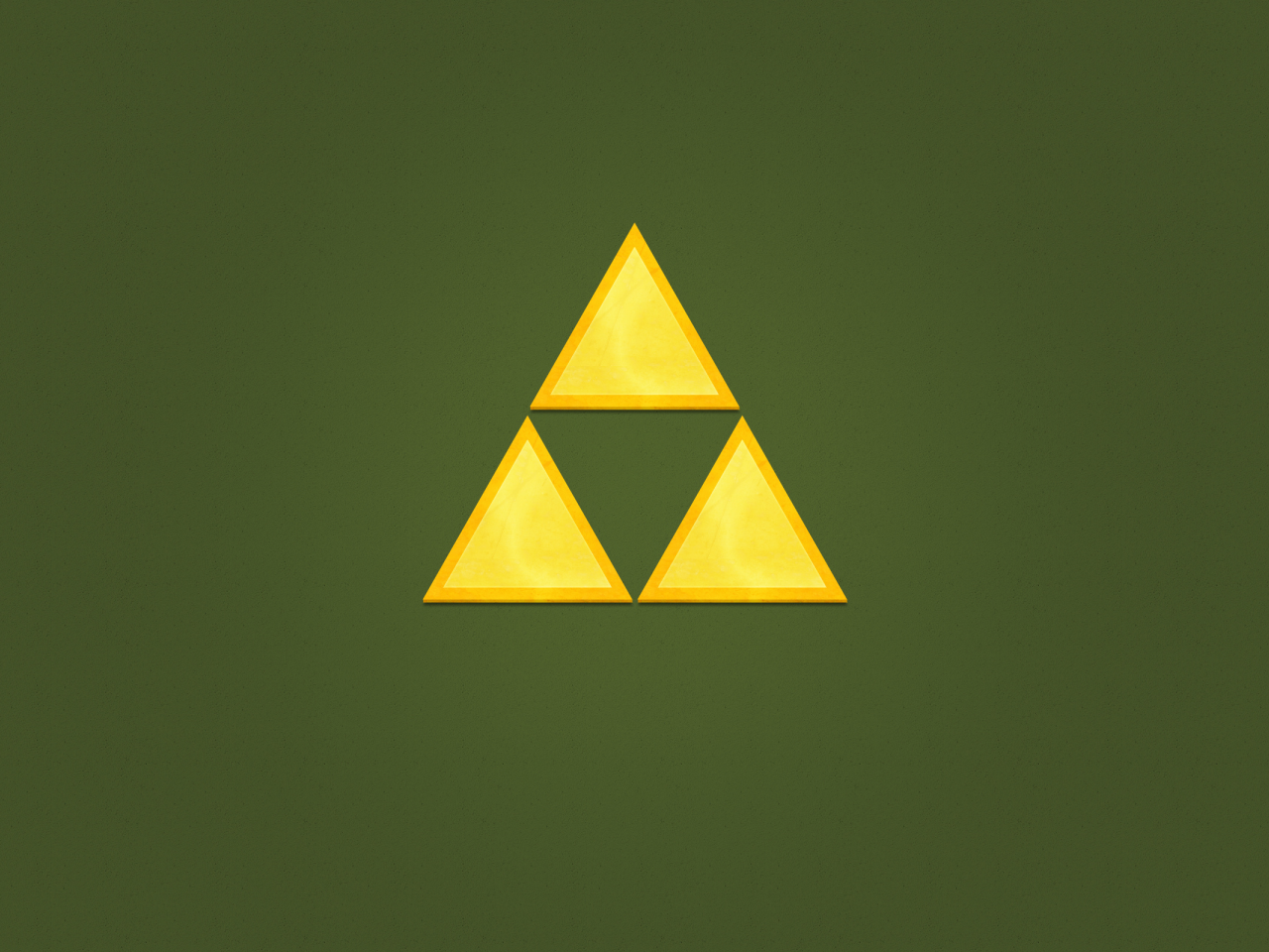 green background, video games, , simple background, The Legend of Zelda, triforce, abstract