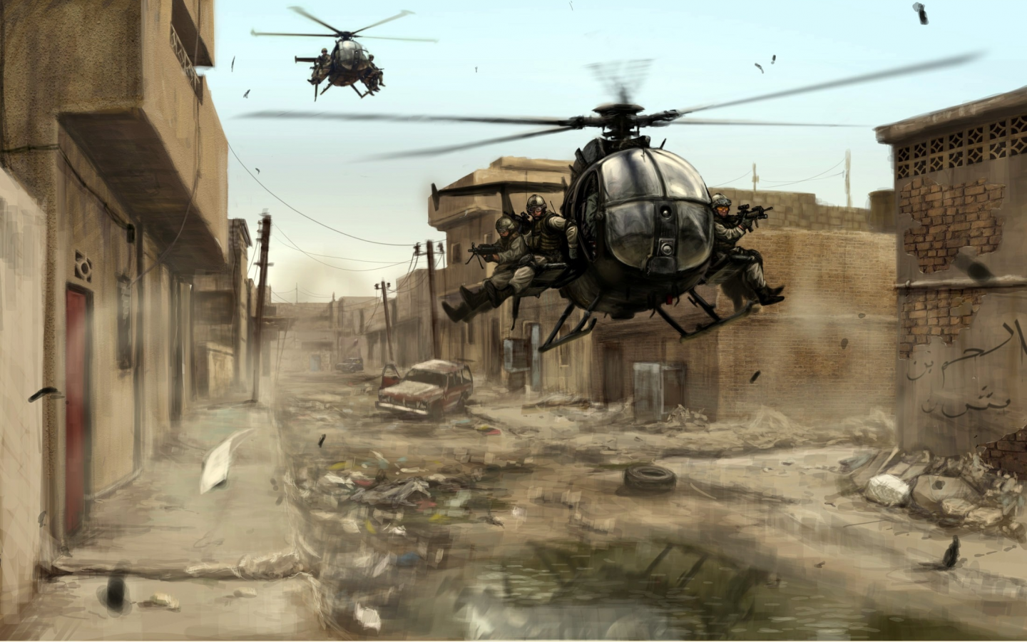 война, guns, вертолеты, Black Hawk Down, вертолет, helicopters, военные, military, оружие, war, soldiers, chopper, солдат