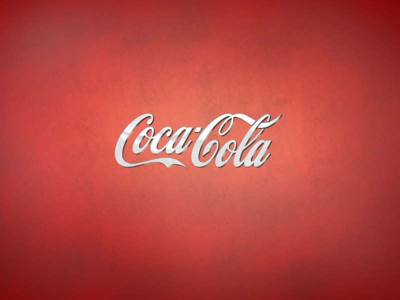 красный фон, red background, Coca-Cola