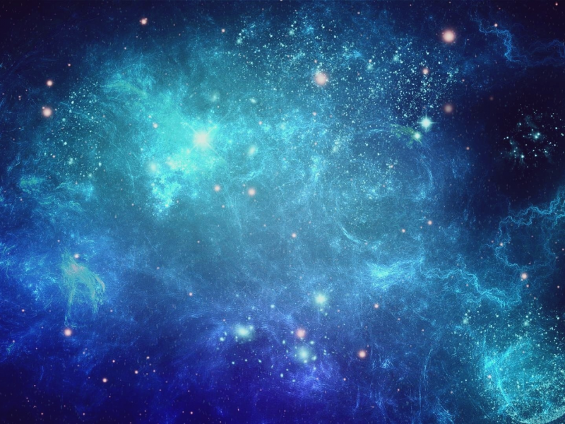 blue, artwork, digital art, stars, , outer space