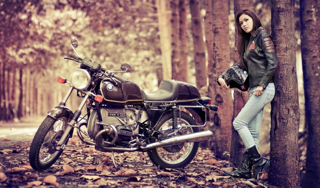 women, женщин, models, моделей, BMW R100S