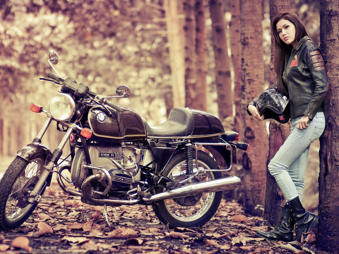 women, женщин, models, моделей, BMW R100S