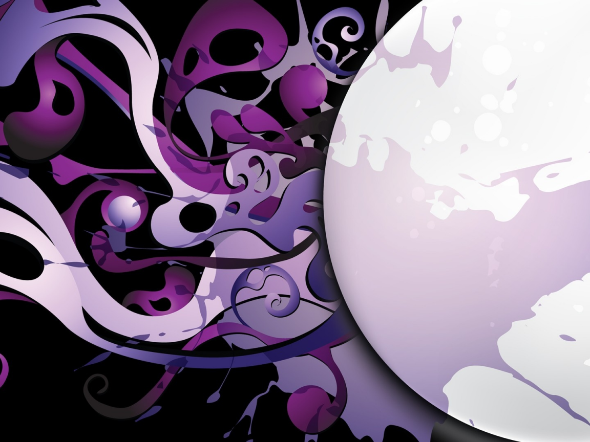 pattern, black background, splashes, vector, графика, purple, graphics, вектор, черный фон, фиолетовый, брызги, шаблон