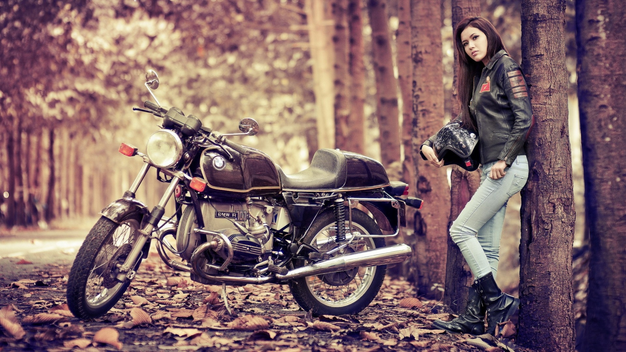 women, женщин, models, моделей, BMW R100S