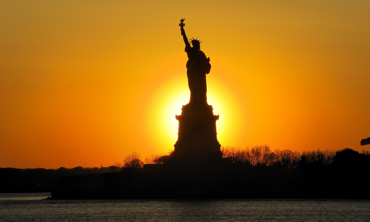 New York City, Statue of Liberty, Статуя Свободы, Нью-Йорк
