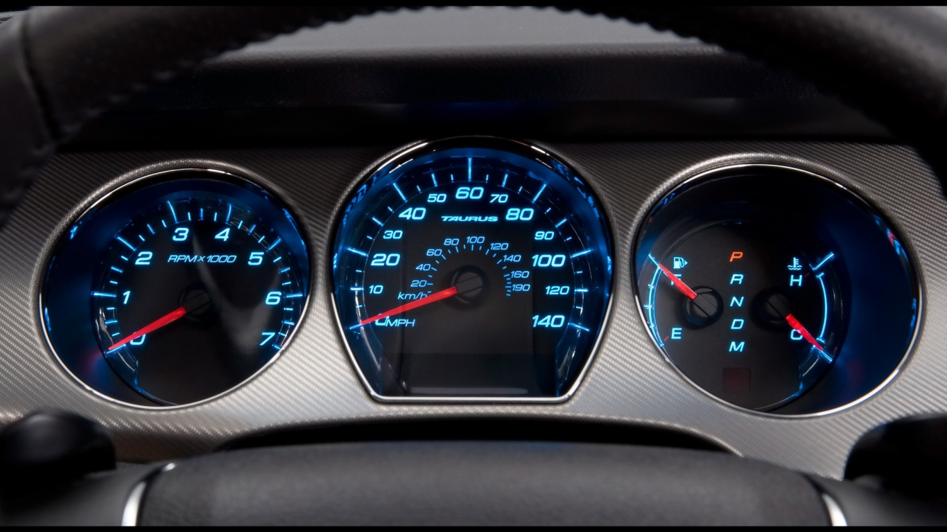 2010, датчики, Ford Taurus, gauges, Ford