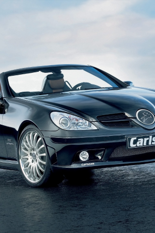 передний, угол, front, 2006, Mercedes Benz, Mercedes Benz Slk, angle, Carlsson