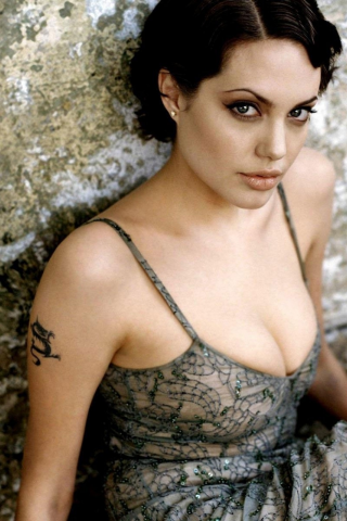 short hair, tattoos, Angelina Jolie, women, короткие волосы, Анджелина Джоли, женщины, татуировки