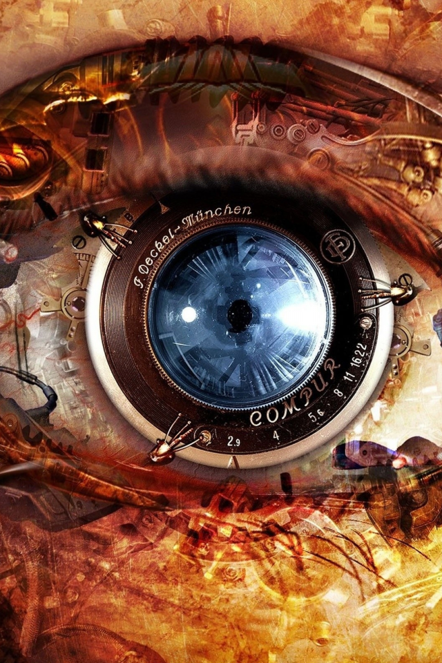 eyes, механические, lens, глаза, mechanical, линзы, цифровое искусство, digital art, часы, clockwork