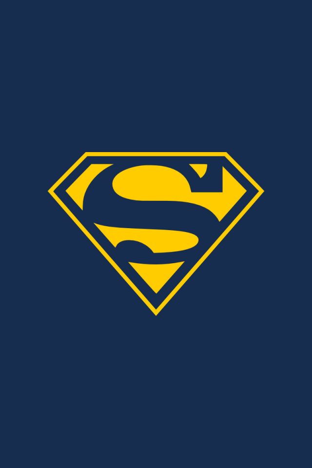 Superman, Супермен, Минималистичный, желтый, superheroes, simple, темный, dark, простые, супергерои, minimalistic, yellow