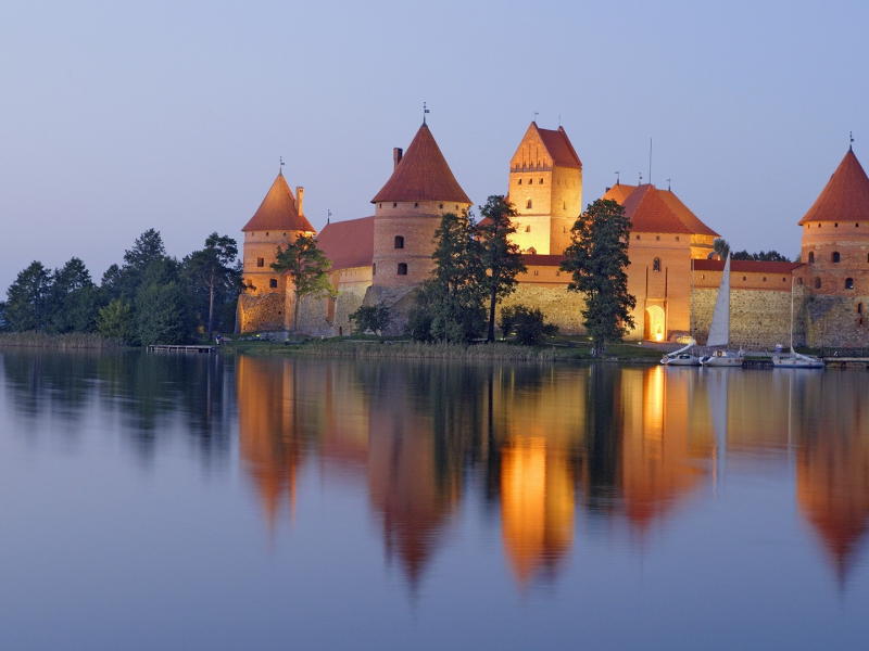 Lithuania, Trakai, Литва, Тракай, замок, castle