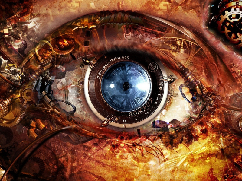 eyes, механические, lens, глаза, mechanical, линзы, цифровое искусство, digital art, часы, clockwork