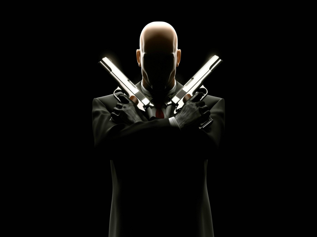 Silverballers, Killer, pistols, pc games, video games, bald, , Hitman Absolution, assassins, guns, Hitman