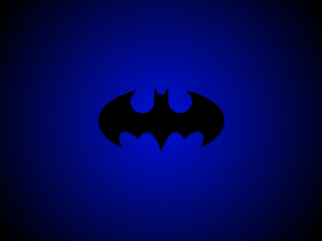 black, minimalistic, Batman, , DC Comics, blue, Batman Logo, hero